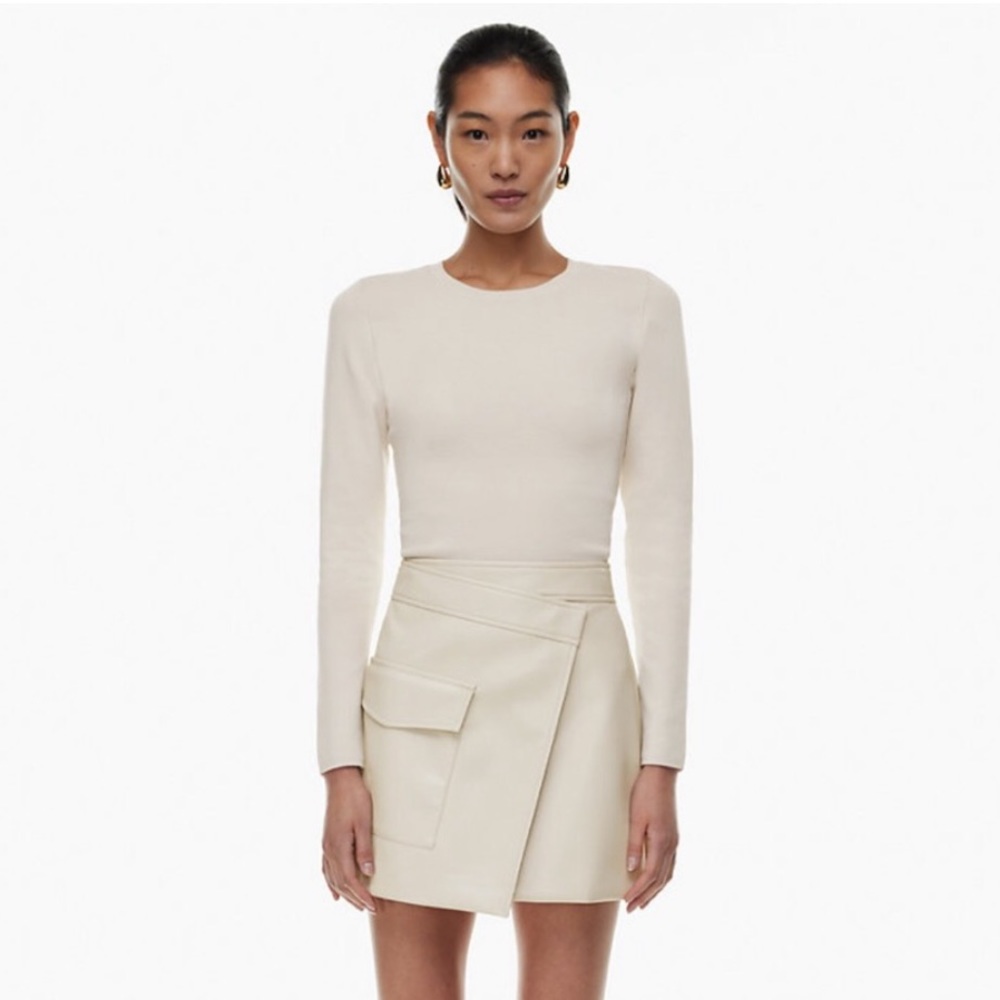 Babaton sculpt knit crew neck sweater